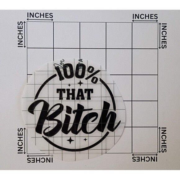 That B Vinyl Decal Funny Adult Girl Sticker Car Window Laptop Decal 3.5 inch - Picture 4 of 4